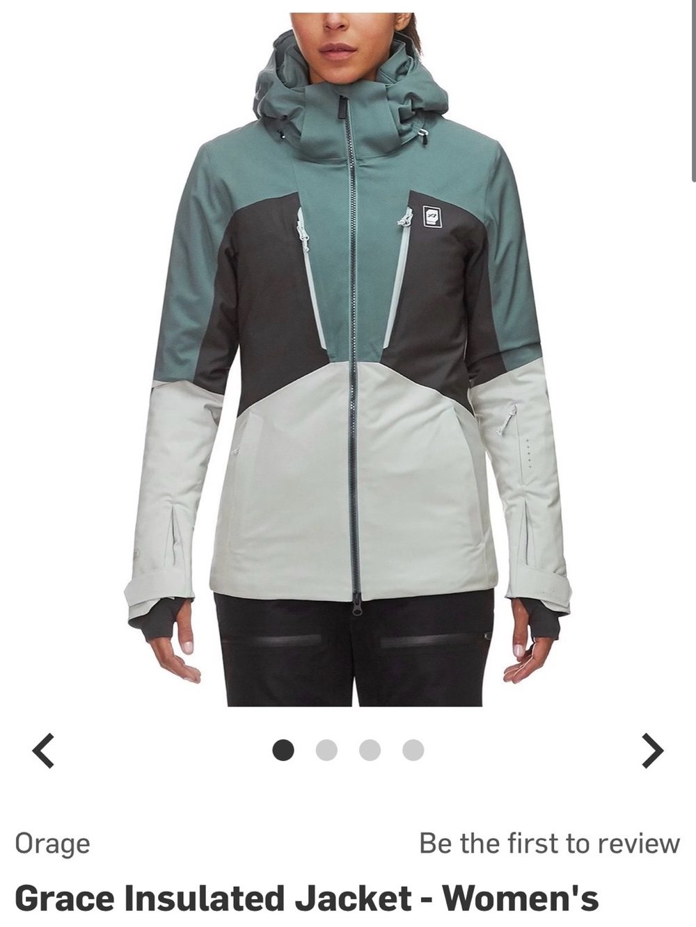 Orage Women's Insulated Ski Jacket - size medium